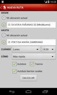 Zaragoza Routes android App screenshot 4